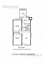 Blk 19 Balam Gardens (Geylang), HDB 3 Rooms #543562591